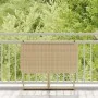 Mesa de jardín plegable ratán sintético beige 90x51x75 cm by , Garden tables - Ref: Foro24-4108257, Price: 80,59 €, Discount: %