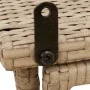 Mesa de jardín plegable ratán sintético beige 90x51x75 cm by , Garden tables - Ref: Foro24-4108257, Price: 80,59 €, Discount: %