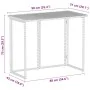 Mesa de jardín plegable ratán sintético beige 90x51x75 cm by , Garden tables - Ref: Foro24-4108257, Price: 80,59 €, Discount: %