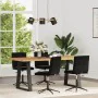 Sillas de comedor 4 unidades terciopelo negro de , Sillas de comedor - Ref: Foro24-3315643, Precio: 223,62 €, Descuento: %