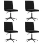 Sillas de comedor 4 unidades terciopelo negro de , Sillas de comedor - Ref: Foro24-3315643, Precio: 223,62 €, Descuento: %