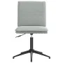 Sillas de comedor giratorias 6 uds terciopelo gris claro de , Sillas de comedor - Ref: Foro24-3315697, Precio: 333,42 €, Desc...