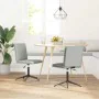 Sillas de comedor 2 unidades terciopelo gris claro de , Sillas de comedor - Ref: Foro24-3315367, Precio: 114,67 €, Descuento: %