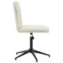 Sillas de comedor 6 unidades de terciopelo crema de , Sillas de comedor - Ref: Foro24-3315706, Precio: 332,94 €, Descuento: %