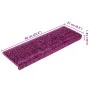 Alfombrilla escalera 20 uds 65x21x4 cm violeta von , Treppenmatten - Ref: Foro24-3365856, Preis: 107,59 €, Rabatt: %