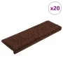 Alfombrilla escalera 20 uds 65x21x4 cm marrón by , Stair mats - Ref: Foro24-3365854, Price: 114,02 €, Discount: %