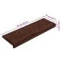 Alfombrilla escalera 20 uds 65x21x4 cm marrón by , Stair mats - Ref: Foro24-3365854, Price: 114,02 €, Discount: %