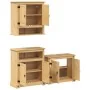 Juego de muebles de baño Corona 3 pzas madera maciza pino de , Muebles de baño - Ref: Foro24-3334639, Precio: 303,33 €, Descu...