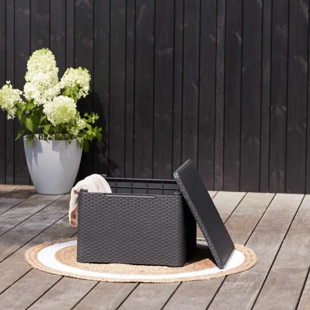 Baúl de almacenamiento para jardín Keter "Claire" Graphite by , Outdoor storage boxes - Ref: Foro24-447613, Price: 66,09 €, D...