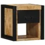 Mesitas de noche 2 uds 40x35x40 cm madera maciza rugosa mango by , Nightstands - Ref: Foro24-4015951, Price: 156,99 €, Discou...