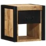 Mesitas de noche 2 uds 40x35x40 cm madera maciza rugosa mango by , Nightstands - Ref: Foro24-4015951, Price: 156,99 €, Discou...