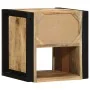 Mesitas de noche 2 uds 40x35x40 cm madera maciza rugosa mango by , Nightstands - Ref: Foro24-4015951, Price: 156,99 €, Discou...