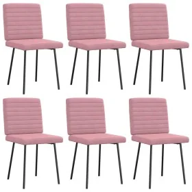 Sillas de comedor 6 unidades terciopelo rosa von , Essstühle - Ref: Foro24-3315530, Preis: 245,80 €, Rabatt: %