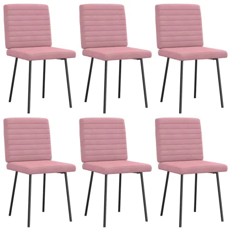 Sillas de comedor 6 unidades terciopelo rosa von , Essstühle - Ref: Foro24-3315530, Preis: 245,78 €, Rabatt: %