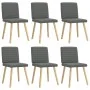 Sillas de comedor 6 unidades tela gris oscuro von , Essstühle - Ref: Foro24-3315545, Preis: 296,00 €, Rabatt: %