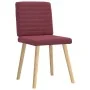 Sillas de comedor 6 unidades tela rojo tinto by , dining chairs - Ref: Foro24-3315547, Price: 299,62 €, Discount: %