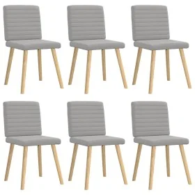 Sillas de comedor 6 uds tela gris nube von , Essstühle - Ref: Foro24-3315553, Preis: 296,03 €, Rabatt: %