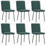 Sillas de comedor 6 unidades terciopelo verde oscuro by , dining chairs - Ref: Foro24-3315558, Price: 243,17 €, Discount: %