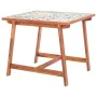 Mesa de comedor de jardín madera acacia superficie azulejos by , Garden tables - Ref: Foro24-46316, Price: 214,27 €, Discount: %