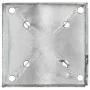 Picas de tierra 2 uds acero galvanizado plateado 14x14x91 cm by , Spikes for anchoring in the ground - Ref: Foro24-145427, Pr...