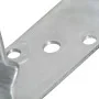 Anclajes de valla 12 uds acero galvanizado plateado 7x6x15 cm by , Spikes for anchoring in the ground - Ref: Foro24-145328, P...