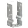 Anclajes de valla 12 uds acero galvanizado plateado 7x6x15 cm by , Spikes for anchoring in the ground - Ref: Foro24-145328, P...