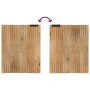 Conjunto de muebles de baño 4 piezas marrón madera maciza mango von , Badezimmermöbel - Ref: Foro24-3310008, Preis: 445,92 €,...
