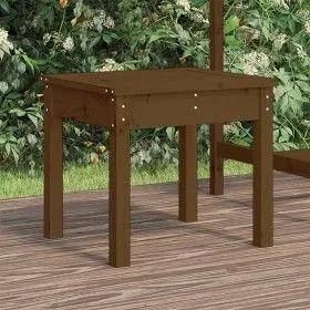 Massivholz Gartenbank Kiefer Honigbraun 50x44x45 cm von vidaXL, Gartenbänke - Ref: Foro24-823993, Preis: 35,62 €, Rabatt: %