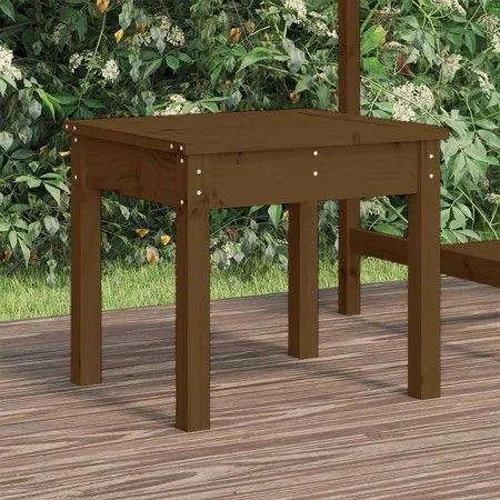 Massivholz Gartenbank Kiefer Honigbraun 50x44x45 cm von vidaXL, Gartenbänke - Ref: Foro24-823993, Preis: 35,62 €, Rabatt: %