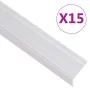 Perfiles de peldaños forma de L 15 uds aluminio plata 100 cm von , Treppe - Ref: Foro24-146757, Preis: 44,87 €, Rabatt: %