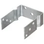 Anclajes de valla 12 uds acero galvanizado plateado12x6x15 cm de , Puntas para anclaje en el suelo - Ref: Foro24-145340, Prec...