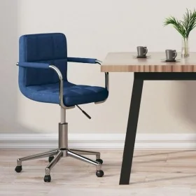 Silla de oficina giratoria de tela azul by , Office chairs - Ref: Foro24-334795, Price: 98,53 €, Discount: %