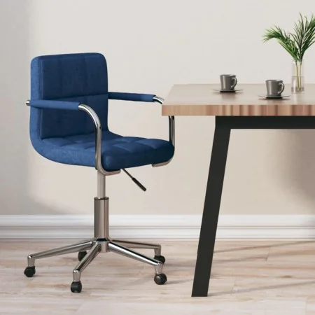 Silla de oficina giratoria de tela azul de , Sillas de oficina - Ref: Foro24-334795, Precio: 98,53 €, Descuento: %