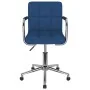 Silla de oficina giratoria de tela azul de , Sillas de oficina - Ref: Foro24-334795, Precio: 98,53 €, Descuento: %
