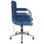 Silla de oficina giratoria de tela azul de , Sillas de oficina - Ref: Foro24-334795, Precio: 98,53 €, Descuento: %