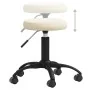 Silla de oficina giratoria de terciopelo crema von , Bürostühle - Ref: Foro24-333173, Preis: 54,70 €, Rabatt: %