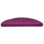 Alfombrilla escalera 20 uds violeta 56x17x3 cm de , Alfombrillas para escalones - Ref: Foro24-3365842, Precio: 88,22 €, Descu...