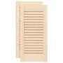 Puerta de armario de lamas 2 uds 61,5x29,5 cm madera de pino by , cabinet doors - Ref: Foro24-4015889, Price: 37,27 €, Discou...