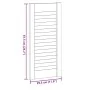 Puerta de armario de lamas 2 uds 61,5x29,5 cm madera de pino by , cabinet doors - Ref: Foro24-4015889, Price: 37,27 €, Discou...