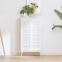 Puerta de armario de lamas 2 uds blanco 99x29,5 cm de , Puertas de armarios - Ref: Foro24-4015907, Precio: 60,83 €, Descuento: %
