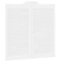 Puertas batientes diseño de lamas 1 par blanco 100x100 cm von , Türen für zu Hause - Ref: Foro24-4107146, Preis: 106,78 €, Ra...