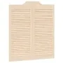 Puertas batientes diseño de lamas 2 par 90x80cm madera pino by , Doors for the home - Ref: Foro24-4107127, Price: 77,32 €, Di...