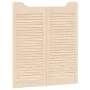 Puertas batientes diseño de lamas 2 par 90x80cm madera pino by , Doors for the home - Ref: Foro24-4107127, Price: 77,32 €, Di...