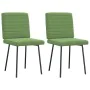 Sillas de comedor 2 unidades terciopelo verde claro de , Sillas de comedor - Ref: Foro24-4101159, Precio: 85,17 €, Descuento: %