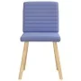 Sillas de comedor 2 uds tela azul jeans de , Sillas de comedor - Ref: Foro24-4101184, Precio: 103,21 €, Descuento: %