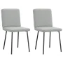 Sillas de comedor 2 unidades terciopelo gris claro von , Essstühle - Ref: Foro24-4101186, Preis: 87,28 €, Rabatt: %