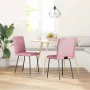 Sillas de comedor 2 unidades terciopelo rosa by , dining chairs - Ref: Foro24-4101190, Price: 86,71 €, Discount: %