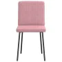 Sillas de comedor 2 unidades terciopelo rosa by , dining chairs - Ref: Foro24-4101190, Price: 86,71 €, Discount: %