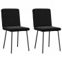 Sillas de comedor 2 unidades terciopelo negro de , Sillas de comedor - Ref: Foro24-4101192, Precio: 86,18 €, Descuento: %