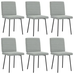 Sillas de comedor giratorias 6 uds terciopelo gris claro von , Essstühle - Ref: Foro24-3315526, Preis: 247,81 €, Rabatt: %
